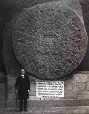 Porfirio diaz calendario azteca