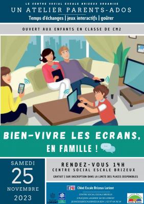 Atelier parents ados bien vivre les ecrans en famille
