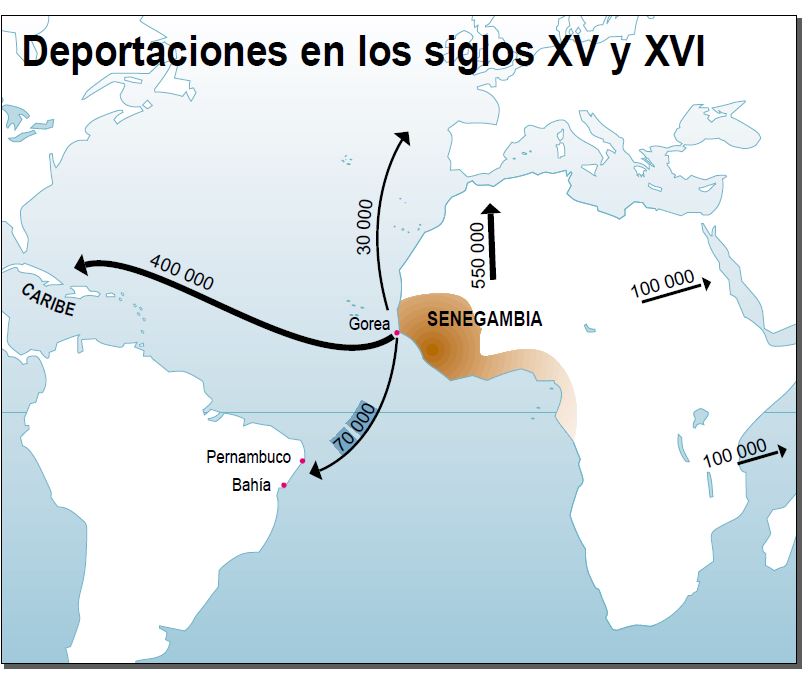 Capture deportaciones siglo 15 y 16