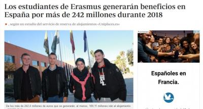 Capture estudiantes erasmus generan beneficios