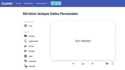 Capture quizlet datos