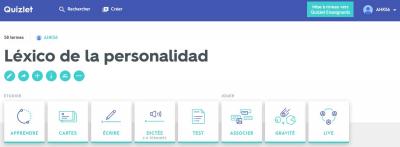 Capture quizlet personalidad