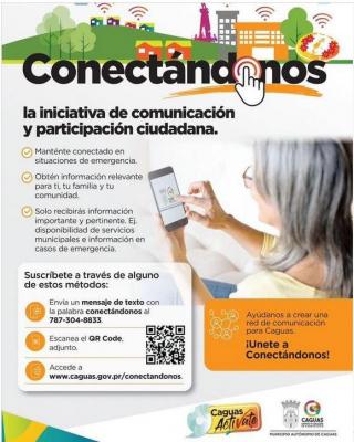 Cartel conectandonos