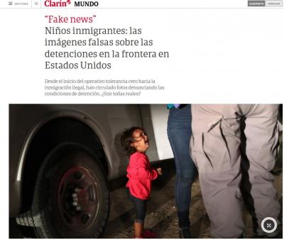 Fake news clarin