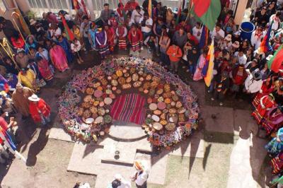 Foto celebracion pachamama