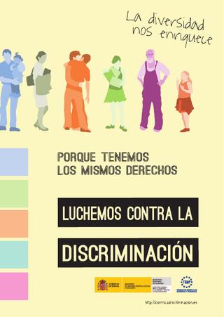 Luchemos contra la discriminacion